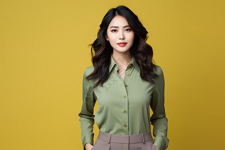 年轻的亚洲女性商人图片