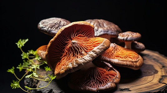 可食用的菌类蘑菇图片