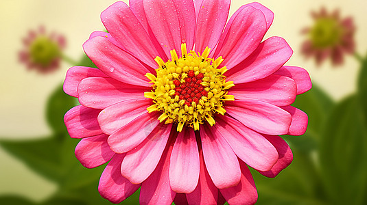 盛开的粉色锦绣菊图片