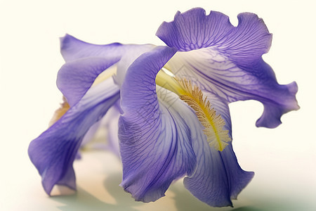 紫色莺尾花的花瓣图片