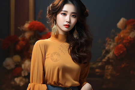 典雅精致的亚洲女子图片