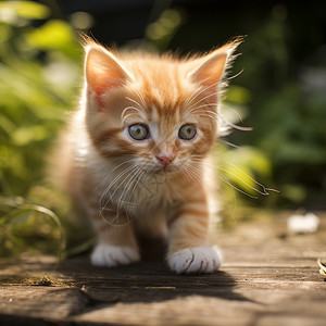 毛茸茸的猫咪幼崽图片