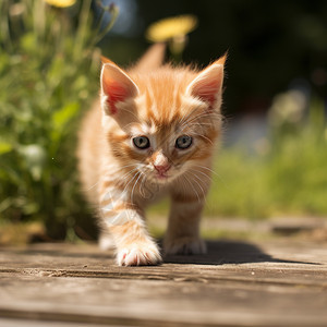 呆萌的猫咪幼崽图片