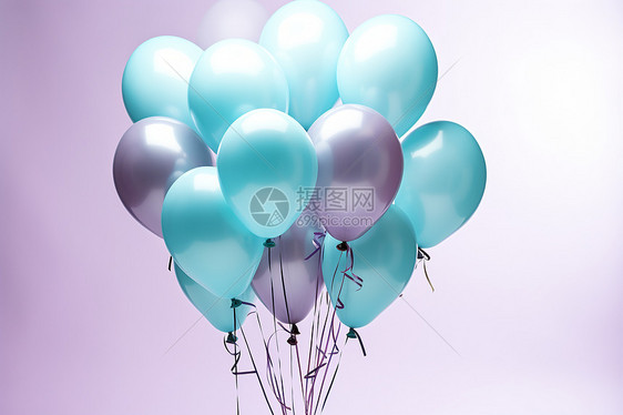 节日气球装饰图片