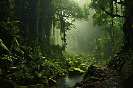 迷幻的神奇森林图片