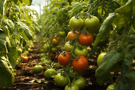 耕种的番茄图片