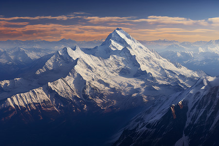 冰雪高山的壮丽图片