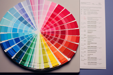 桌面圆颜色对照圆盘背景