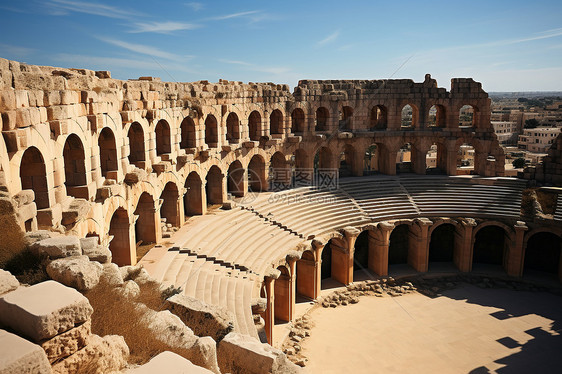 古代圆形的建筑图片