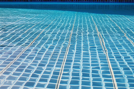 网状光影的游泳池背景图片