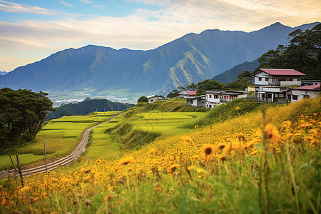 夏日的田园风光图片