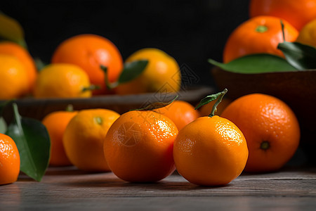 果园丰收的柑橘图片