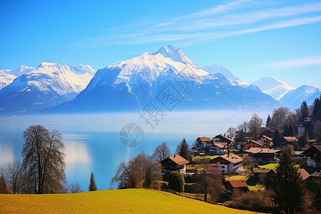 著名的阿尔卑斯山脉景观图片