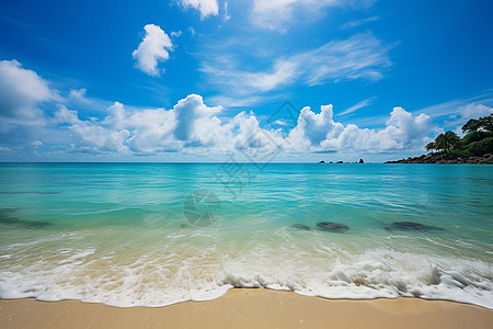 夏日海岛风情图片