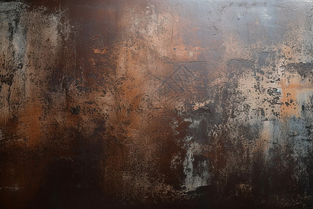 生锈的铁板背景图片