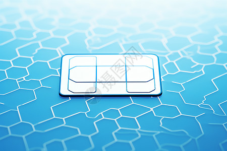 蜂窝状的SIM卡图片