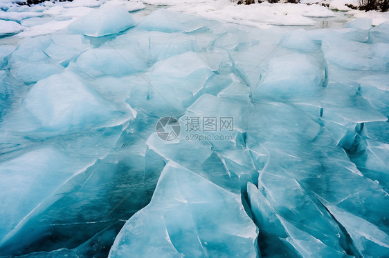 融化的冰川图片