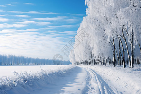 冬日天空飘雪信仰图片