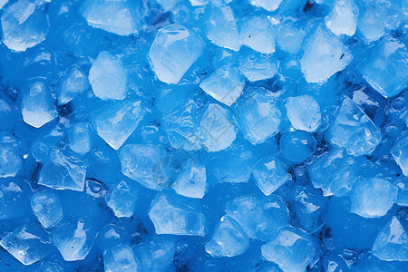 蓝色冰块背景图片