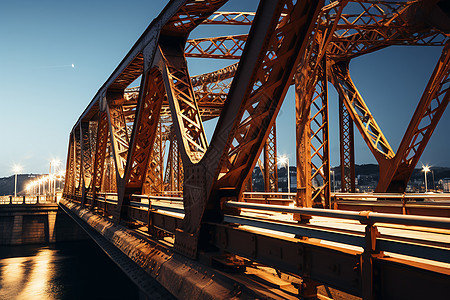 钢铁城市大桥图片