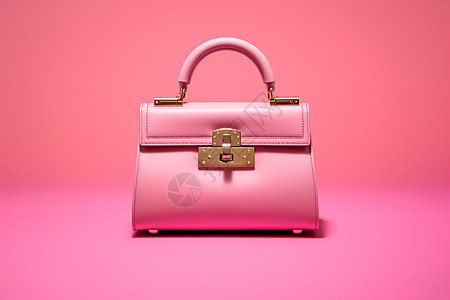 粉红少女的手提包图片