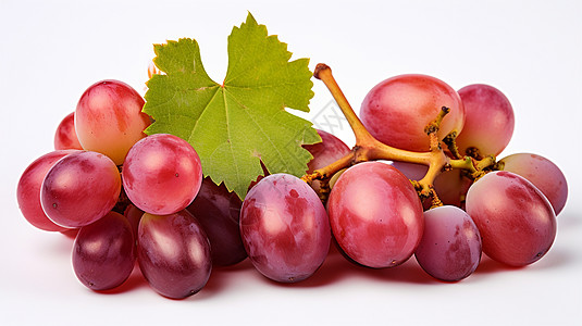 新鲜的水果葡萄背景图片