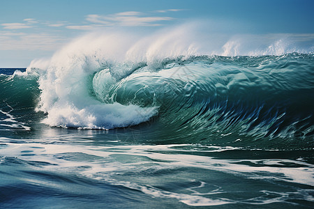 巨浪冲击海岸图片