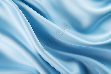 蓝丝绸之美背景图片