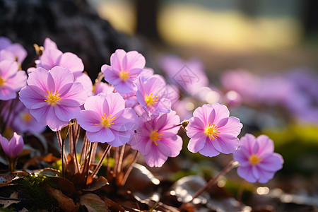 自然界的粉色鲜花图片