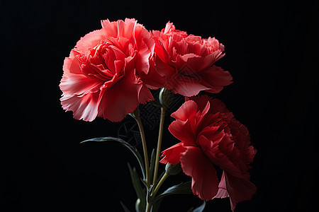 漂亮的康乃馨花束图片