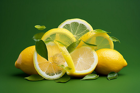 酸甜的柠檬果实图片