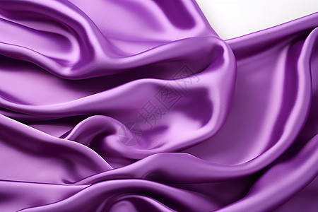 柔软的紫色丝绸面料图片