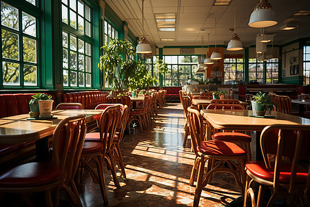 学生的餐厅食堂图片