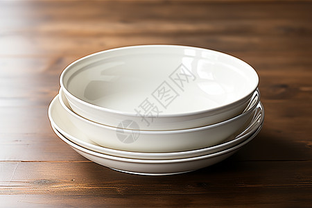 白色的厨具瓷碗图片