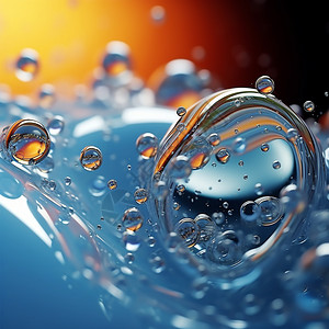 微观的水滴视角图片
