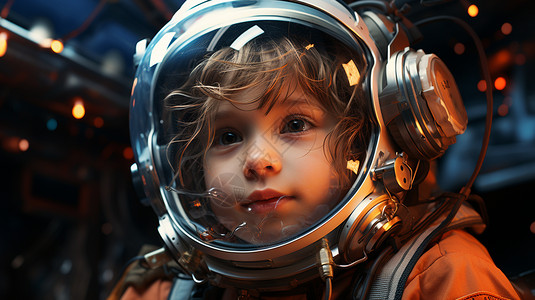 可爱的小宇航员图片