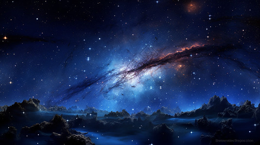 绚丽神秘的银河系图片