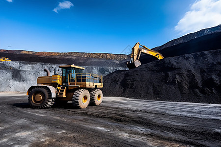 煤炭运输煤矿运输高清图片