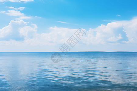 蔚蓝海水的海洋背景图片