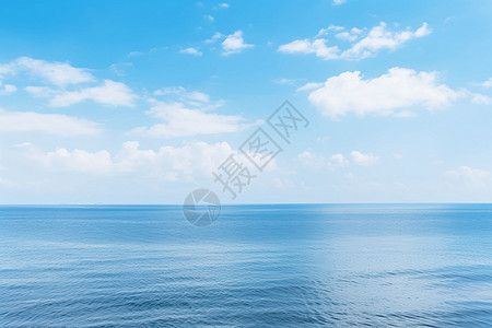 静谧的海洋景观背景图片