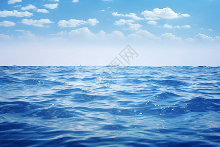 蔚蓝的大海景观背景图片