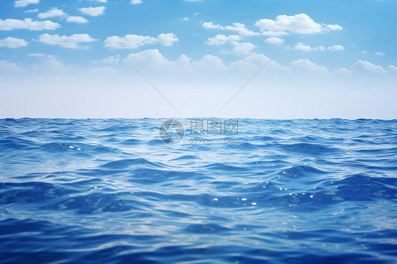 蔚蓝的大海景观图片