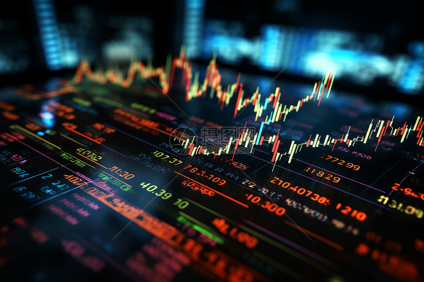 金融股票交易数据图片素材-正版创意图片600680065-摄图网