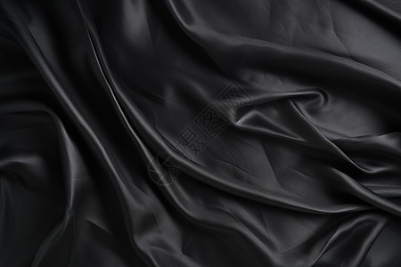 奢华的黑色纱织面料图片