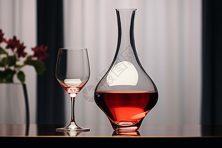 透明的葡萄酒杯图片