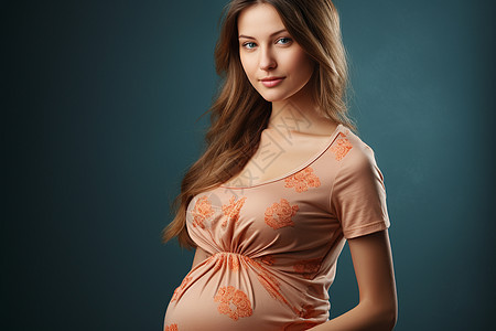 待产妇的温柔孕妇背景图片