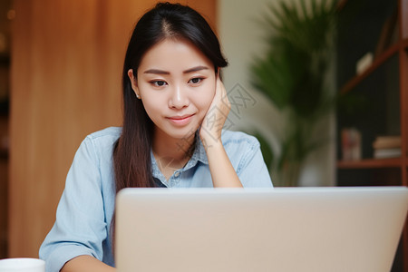 书房里的女人图片