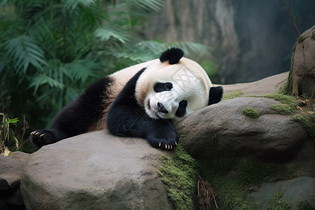 玩耍的大熊猫图片
