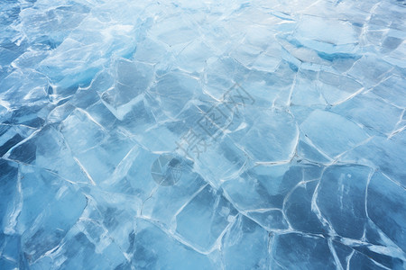 蓝色的冰面背景图片