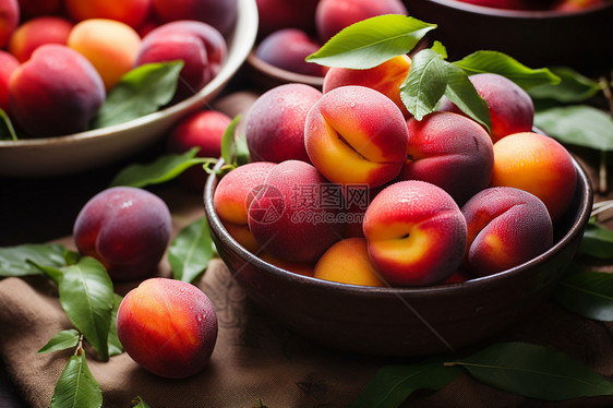 酸酸甜甜的桃子水果图片